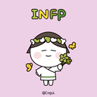카카오톡 테마 - Mbti 인프피 얼굴 말풍선 biểu tượng