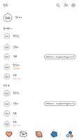 카카오톡 테마 - Mbti 잇티제 얼굴 말풍선_화이트 ảnh chụp màn hình 1