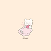 카카오톡 테마 - 밀크곰과 토끼 인형