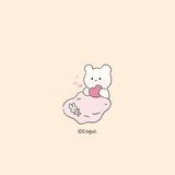 카카오톡 테마 - 밀크곰과 토끼 인형 biểu tượng