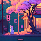 카카오톡 테마 - Stay With Me : 밤 벚꽃 biểu tượng