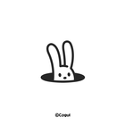 카카오톡 테마 - 까꿍 토끼 (카톡테마) icône