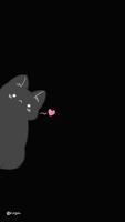 카카오톡 테마 - 빼꼼 까망 고양이_소프트 블랙 bài đăng