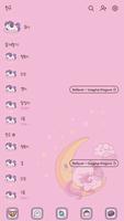 카카오톡 테마 - 유니코니_핑크 ảnh chụp màn hình 1