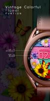 Colorful Flower_Watchface ภาพหน้าจอ 1