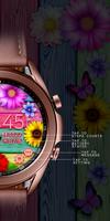 Colorful Flower_Watchface captura de pantalla 2