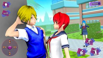Virtual High School Anime Simulator ảnh chụp màn hình 2