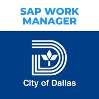 City of Dallas SAP Work Manager الملصق