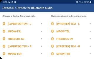 Switch for Bluetooth audio devices - Switch B скриншот 3