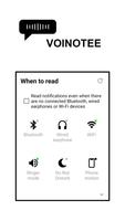 Read notifications aloud - VOINOTEE screenshot 3