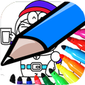 Coloring Dorae man Game
