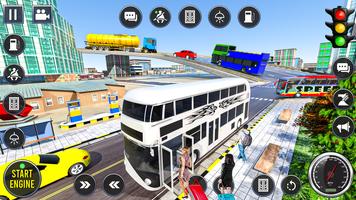 Bus Simulator Game 3D Bus Game Plakat