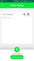 Voice Typing and Translator পোস্টার