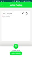 Voice Typing and Translator Affiche