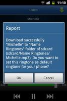 Name Ringtones capture d'écran 3