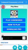 Codeword Puzzles Word games ảnh chụp màn hình 2