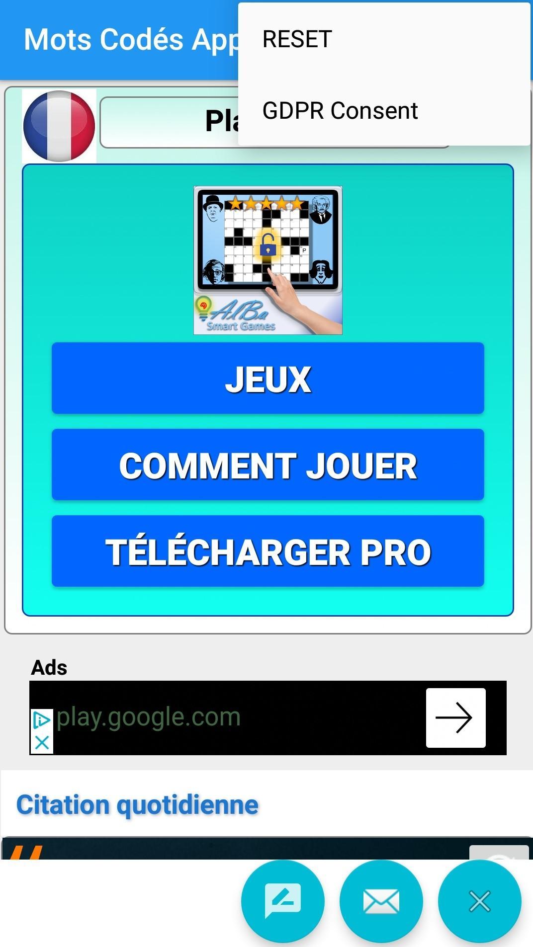 Mots Croises Jeux Mots Codes Jeux De Mots Gratuit Pour Android Telechargez L Apk