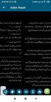 Aab a Hayat Urdu Novel by Umer screenshot 3