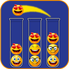 Emoji sort puzzle - Color Game icon
