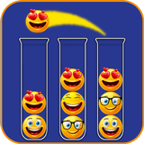 Emoji sort puzzle - Color Game icon