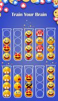 Emoji sort puzzle - Color Game capture d'écran 2