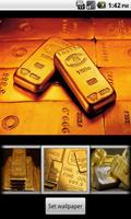 Gold bar Wallpaper Affiche