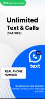 Text Call Now 2nd Phone Number Cartaz