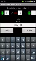 Trinomial Factoring Wizard screenshot 3