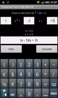 Trinomial Factoring Wizard poster
