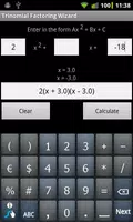 Trinomial Factoring Wizard screenshot 2