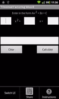 Trinomial Factoring Wizard screenshot 4