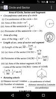 10th Class Math Formula تصوير الشاشة 1