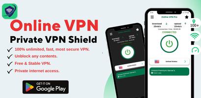 Online VPN - Private vpn Proxy Plakat