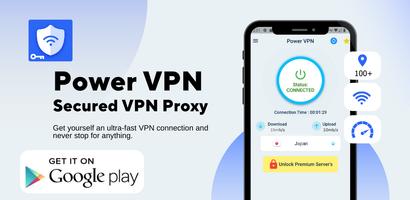 Power VPN الملصق