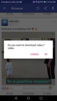 Video Downloader تصوير الشاشة 1