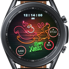 Christmas Neon Wall Watch Face icône