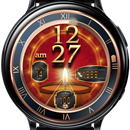 Red Candle - Galaxy Watch face APK