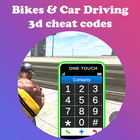cheats for bike & car driving أيقونة