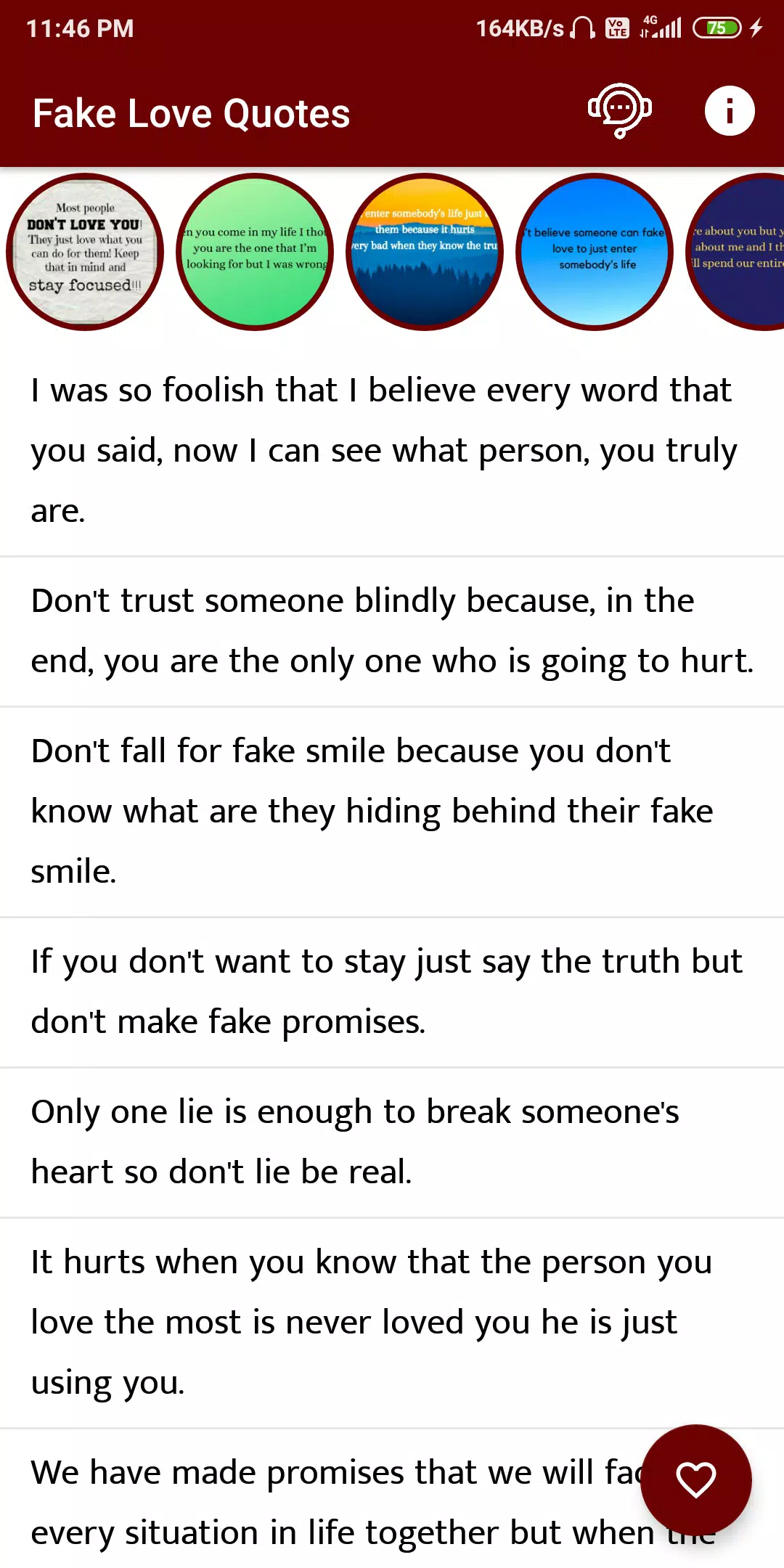 Fake Love Quotes And Sayings
