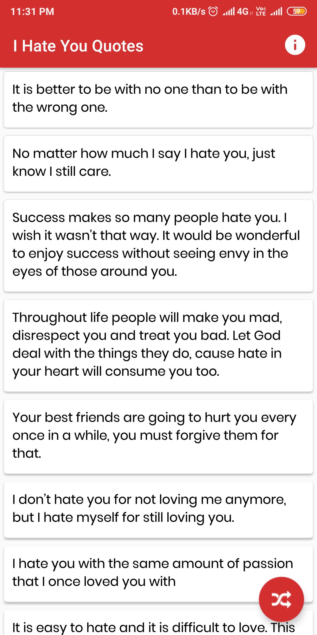 I Hate You Quotes For Android Apk Download I Hate You Quotes For Android Apk Download