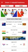 Dream11 Big Bash Cricket Predictions & Pro Kabaddi capture d'écran 1