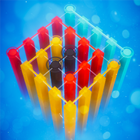 Linterna - juego de conexión de color 3D icono