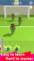ストレートストライク - 3Dサッカーショットゲーム スクリーンショット 1