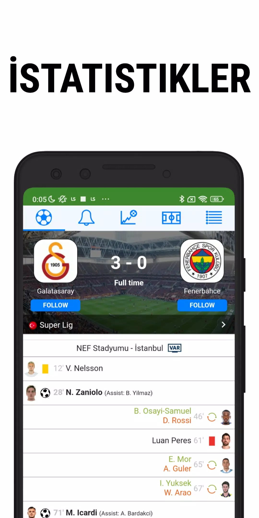 Android İndirme için Canlı Skor futbol APK
