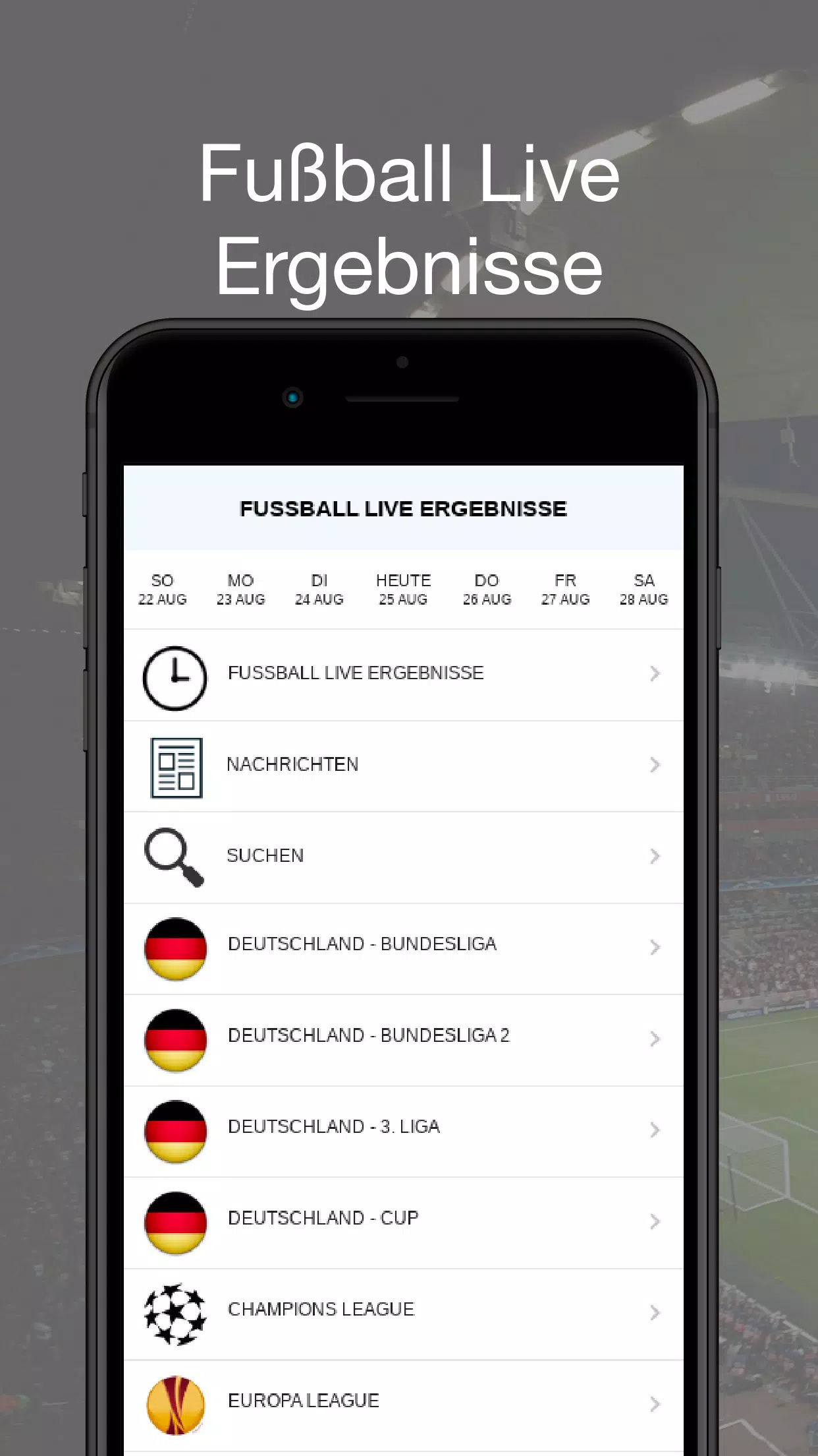 Fussball Live APK für Android herunterladen