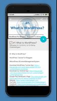 برنامه‌نما WordPress For Bloggers عکس از صفحه