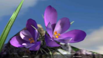 Nature Live Spring Flowers 3D capture d'écran 3