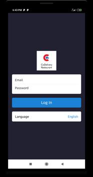 CoDelivery Restaurant 截图 1