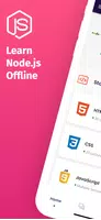 Learn Node.js Offline Fast PRO poster