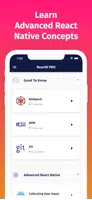 Learn React Native - ReactNPRO Screenshot 4